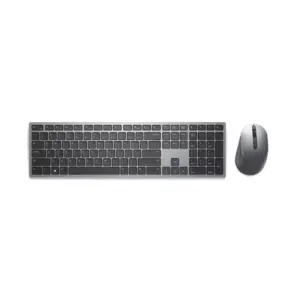 Dell Wireless Keyboard and Mouse Set Premier Multi-Device with 2.4 GHz Connection, Volume Control, and Stylish White Design KM7321W