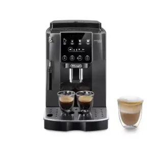 Delonghi Expresso Maker Fully Automatic 1.8l Water Tank 15 Pump Pressure Bar 1450w Ecam220.22gb - Stainless Steel Cup Holder 250G Bean Capacity Simple Touch Operation