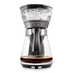 Delonghi Coffee Maker 1.25l Glass Jug 10 Cups Capacity 1800w Icm17210 - Optimal Brewing Temperature Water Dispenser Warming Plate Up To 40 Mins