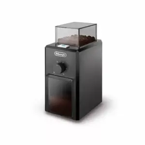 Delonghi Coffee Grinder Conical Burr 12 Cups Capacity 110w Kg79 - Powerful Motor For Effortless Blending Stainless Steel Blades Plastic Blender Jar