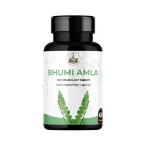 Dhow Nature Foods Dhow Bhumi Amla Capsules - 500mg, 60 Capsules of Vitamin C and Antioxidants for Enhanced Liver and Lung Health.