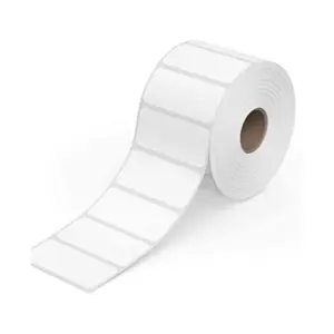 Generic Direct Thermal Barcode Label Sticker 50mm x 25mm 1000 Labels Per Roll - White Self Adhesive Sticker for Printing Barcoding