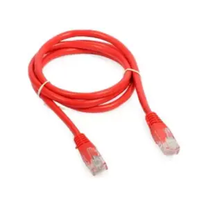 D-Link Cat6A 10G UTP 24AWG PVC Round Patch Cord 1m Red NCB-C6AUREDR1-1