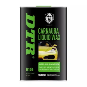 DTR Carnauba Liquid Wax 475ml, Enhanced Protection, Brilliant Shine, Brilliant Shine, D-105