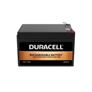 Duracell Rechargeable Sealed Lead Acid Battery 12V, 12Ah DR12-12