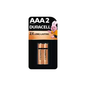 Duracell Alkaline Battery AAA 1.5V 2pc Per Pack (Pack of 100Pcs)