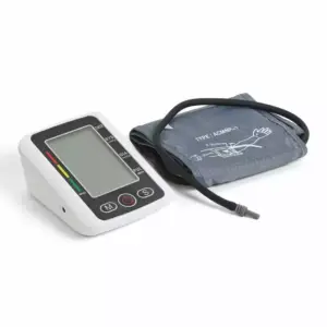 Faith Generic Digital Blood Pressure Monitor, Upper Arm – Portable LCD Sphygmomanometer with Voice Guidance
