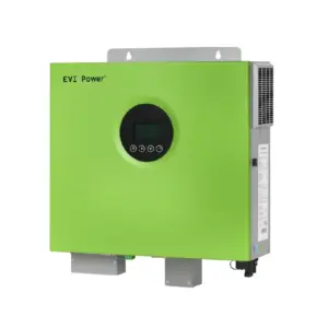 EVI Power Solarman Hybrid Smart Solar Inverter 6kVA/6kW 48V DC with Single Phase, Inbuilt MPPT Solar Charger EVI-SM6000-48