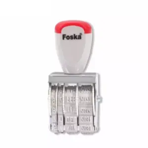 Foska Date Stamp D-4 4mm 7858