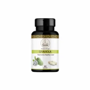 Dhow Nature Foods Dhow Organic Natural Graviola Fruit Capsules 1Bottle/60pc