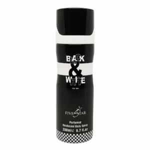 Fivestar Perfume Fivestar Body Spray 200ml Black & White for Him