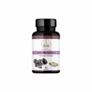 Dhow Nature Foods Dhow Organic Natural Jamun Seed Capsules 1Bottle/60pc