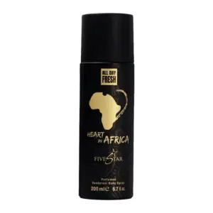 Fivestar Perfume Fivestar Body Spray 200ml Heart in Africa For Men