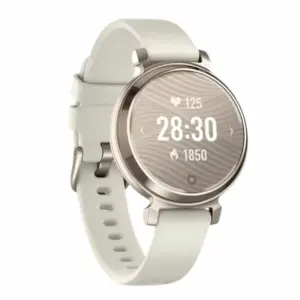 Garmin Lily 2 Small & Stylish Smartwatch Cream Gold Coconut Silicone Band  010-02839-00