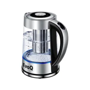 EvoQ Kettle 1.8L - Power 220-240V, 50/60Hz, 1500W, Features Automatic/Manual Switch Off,  Button, EKT - 18MG