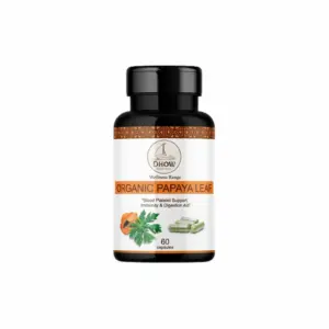 Dhow Nature Foods Dhow Organic Papaya Leaf Capsules 1Bottle/60pc