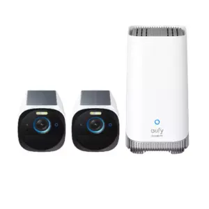 Eufy Security Outdoor Cam eufyCam 3 with 4K UHD, Solar Powered, Local Storage S330