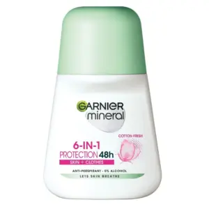 Garnier Mineral Protection 6 Anti-Perspirant Roll-On Cotton Fresh 50ml 60024640