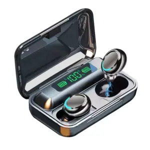 Faith TWS Wireless Headphone Bluetooth 5.1 Hearing Aid Waterproof Hand free With Mic 1200mAh Charging Box F9-5