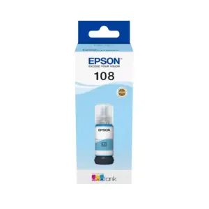 Epson Ecotank Ink Bottle Light Cyan 70ml for L8050/L18050 108