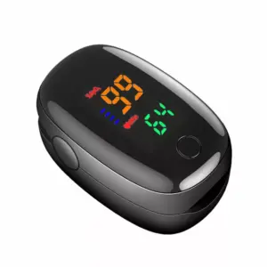 Faith Finger Clip Pulse Oximeter, Blood Oxygen Monitor, One Button Measurement, LED Display, Automatic Shut Down, 8 Seconds Measure
