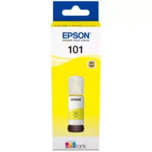 Epson Ecotank Pigment Ink Bottle Yellow 70ml 101 for L6190/6170/6176/6160/4160/4150/14150