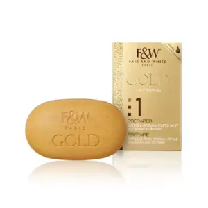 Fair & White Gold Exfoliating Argan Soap 200g