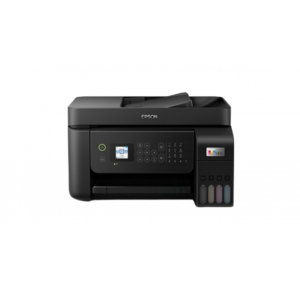 Epson Ink Jet Color Printer, Print, Scan, Copy, Fax with ADF, Wi-Fi, A4, All-in-One, Spill Free, Compact Integrated Tank, Borderless Printing L5290
