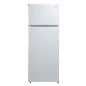 Evvoli Top Double Door Refrigerator White EVRFM-225L