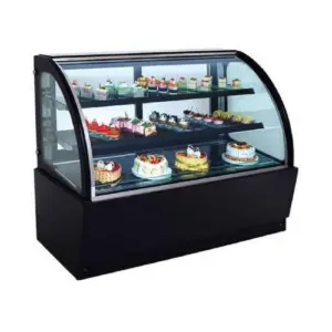 Hotel Appliances Generic Commercial Cake Cold Refrigerator Display Chinese Style 1.0m Silver