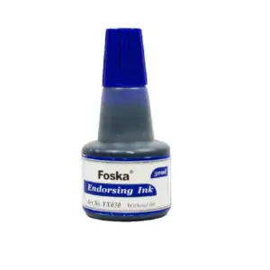 Foska Stamp Pad Ink Blue YX030 30ml 7859