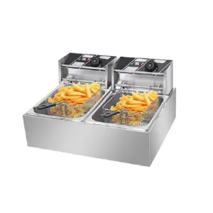 Hotel Appliances Generic Commercial Electric Double Deep Fryer 28L