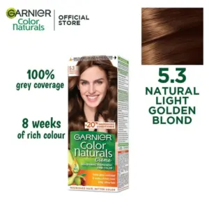 Garnier Color Naturals Light Golden Brown 5.3 Permanent Hair Color Cream 3061375781205