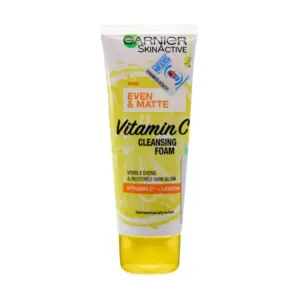 Garnier Skin Active Even & Matte Vitamin C Cleansing Foam 100ml 3610340671319