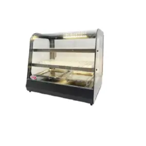 Hotel Appliances Generic Commercial Food Display Warmer Large Shiny Gold Inside 1.2m