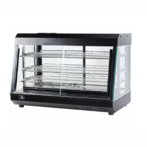Hotel Appliances Generic Commercial Food Display Warmer Wide Size Black