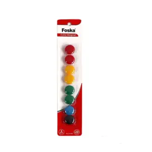 Foska Color Magnets Multi Surface Pack of 8 JZ1502 2993