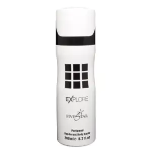 Fivestar Perfume Fivestar Body Spray 200ml Explore Black for Him