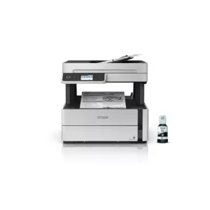 Epson EcoTank Monochrome All-in-One Printer, 1200x2400dpi Resolution, Wireless Connectivity M3180