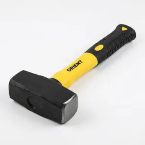 Rodex Stone Hammer 2.0kg Fiber Handle Heavy Duty Striking Tool CKBF3