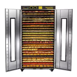 Hotel Appliances Generic Commercial Fruit & Vegetable Dehydrator Machine 64 Trays Stainless Steel