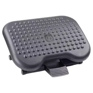 Empress Furniture Ergonomic Foot Rest with Massage Nodes - Adjustable Angle and Height for Comfort and Support.