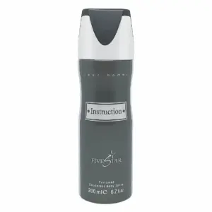 Fivestar Perfume Fivestar Body Spray 200ml Instruction For Him