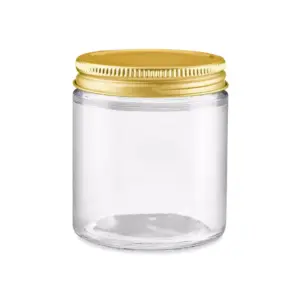 RMH Generic Glass Jar with Gold Lid 1000ml– Airtight & Stylish Kitchen Storage 447-1000