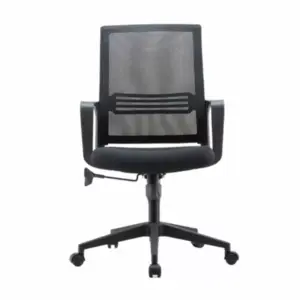 Trix Generic Office Chair Mid Back Butterfly Mechanism Nylon Base Black P-W24B