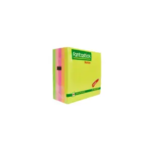 Fantastick Post It 3x3 Thick Neon 4-colour 15518
