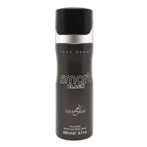 Fivestar Perfume Fivestar Body Spray 200ml Smart Black for Him