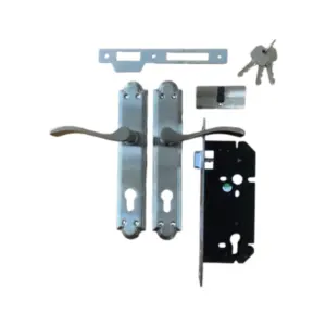Godrej Locks Godrej Europrofile Mortise Locks - ARC01 Mortise Combiset, 240mm, Stainless Steel Finish, 2C Design for Enhanced Security.