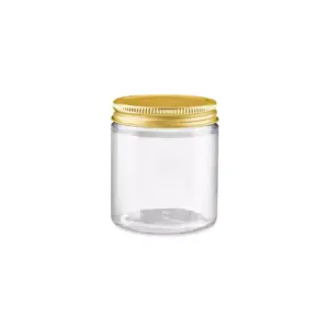 RMH Generic Glass Jar with Gold Lid 300ml– Airtight & Stylish Kitchen Storage 447-300