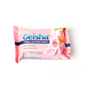 Geisha Bath Soap Rose & Honey 200g Strong & Long Lasting, Moisturizes & Smoothens Your Skin 69613354 (Pack of 3)